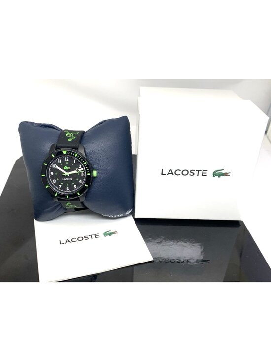 Lacoste Womens Kids Watch 2030052 Quartz Mini Tennis Green Dial Rubber Band 35mm main image 4